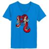 Ladies’  Junior Fine Jersey V-Neck Longer Length T-Shirt Thumbnail