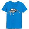 Ladies’  Junior Fine Jersey V-Neck Longer Length T-Shirt Thumbnail