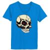 Ladies’  Junior Fine Jersey V-Neck Longer Length T-Shirt Thumbnail