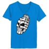 Ladies’  Junior Fine Jersey V-Neck Longer Length T-Shirt Thumbnail