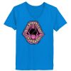 Ladies’  Junior Fine Jersey V-Neck Longer Length T-Shirt Thumbnail