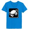 Ladies’  Junior Fine Jersey V-Neck Longer Length T-Shirt Thumbnail