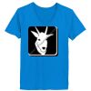 Ladies’  Junior Fine Jersey V-Neck Longer Length T-Shirt Thumbnail