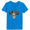 Ladies’  Junior Fine Jersey V-Neck Longer Length T-Shirt Thumbnail