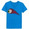 Ladies’  Junior Fine Jersey V-Neck Longer Length T-Shirt Thumbnail