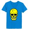 Ladies’  Junior Fine Jersey V-Neck Longer Length T-Shirt Thumbnail