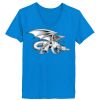 Ladies’  Junior Fine Jersey V-Neck Longer Length T-Shirt Thumbnail