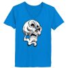 Ladies’  Junior Fine Jersey V-Neck Longer Length T-Shirt Thumbnail