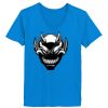 Ladies’  Junior Fine Jersey V-Neck Longer Length T-Shirt Thumbnail
