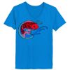 Ladies’  Junior Fine Jersey V-Neck Longer Length T-Shirt Thumbnail