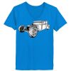 Ladies’  Junior Fine Jersey V-Neck Longer Length T-Shirt Thumbnail