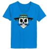 Ladies’  Junior Fine Jersey V-Neck Longer Length T-Shirt Thumbnail