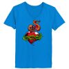 Ladies’  Junior Fine Jersey V-Neck Longer Length T-Shirt Thumbnail