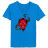 Ladies’  Junior Fine Jersey V-Neck Longer Length T-Shirt Thumbnail