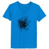 Ladies’  Junior Fine Jersey V-Neck Longer Length T-Shirt Thumbnail
