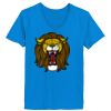 Ladies’  Junior Fine Jersey V-Neck Longer Length T-Shirt Thumbnail