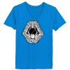Ladies’  Junior Fine Jersey V-Neck Longer Length T-Shirt Thumbnail