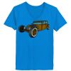 Ladies’  Junior Fine Jersey V-Neck Longer Length T-Shirt Thumbnail