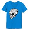 Ladies’  Junior Fine Jersey V-Neck Longer Length T-Shirt Thumbnail