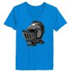 Ladies’  Junior Fine Jersey V-Neck Longer Length T-Shirt Thumbnail