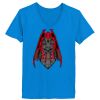 Ladies’  Junior Fine Jersey V-Neck Longer Length T-Shirt Thumbnail