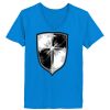 Ladies’  Junior Fine Jersey V-Neck Longer Length T-Shirt Thumbnail
