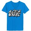 Ladies’  Junior Fine Jersey V-Neck Longer Length T-Shirt Thumbnail