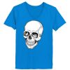 Ladies’  Junior Fine Jersey V-Neck Longer Length T-Shirt Thumbnail