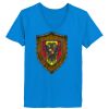 Ladies’  Junior Fine Jersey V-Neck Longer Length T-Shirt Thumbnail