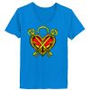 Ladies’  Junior Fine Jersey V-Neck Longer Length T-Shirt Thumbnail