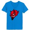 Ladies’  Junior Fine Jersey V-Neck Longer Length T-Shirt Thumbnail