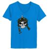 Ladies’  Junior Fine Jersey V-Neck Longer Length T-Shirt Thumbnail