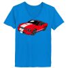 Ladies’  Junior Fine Jersey V-Neck Longer Length T-Shirt Thumbnail