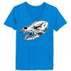 Ladies’  Junior Fine Jersey V-Neck Longer Length T-Shirt Thumbnail