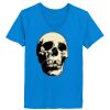 Ladies’  Junior Fine Jersey V-Neck Longer Length T-Shirt Thumbnail