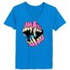 Ladies’  Junior Fine Jersey V-Neck Longer Length T-Shirt Thumbnail