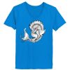Ladies’  Junior Fine Jersey V-Neck Longer Length T-Shirt Thumbnail