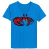 Ladies’  Junior Fine Jersey V-Neck Longer Length T-Shirt Thumbnail
