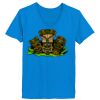 Ladies’  Junior Fine Jersey V-Neck Longer Length T-Shirt Thumbnail