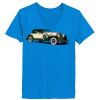 Ladies’  Junior Fine Jersey V-Neck Longer Length T-Shirt Thumbnail