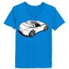 Ladies’  Junior Fine Jersey V-Neck Longer Length T-Shirt Thumbnail