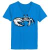 Ladies’  Junior Fine Jersey V-Neck Longer Length T-Shirt Thumbnail