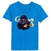 Ladies’  Junior Fine Jersey V-Neck Longer Length T-Shirt Thumbnail