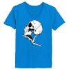 Ladies’  Junior Fine Jersey V-Neck Longer Length T-Shirt Thumbnail