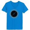 Ladies’  Junior Fine Jersey V-Neck Longer Length T-Shirt Thumbnail