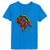 Ladies’  Junior Fine Jersey V-Neck Longer Length T-Shirt Thumbnail