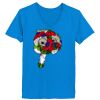 Ladies’  Junior Fine Jersey V-Neck Longer Length T-Shirt Thumbnail