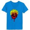 Ladies’  Junior Fine Jersey V-Neck Longer Length T-Shirt Thumbnail