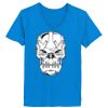 Ladies’  Junior Fine Jersey V-Neck Longer Length T-Shirt Thumbnail