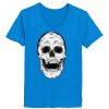 Ladies’  Junior Fine Jersey V-Neck Longer Length T-Shirt Thumbnail